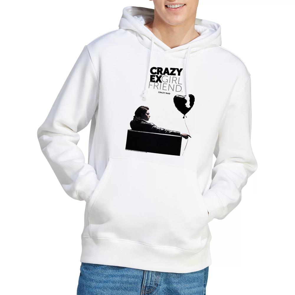 White - Lifestyle - Crazy Ex-Girlfriend Mens Crazy Mad Hoodie