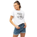 White - Lifestyle - Jurassic Park Womens-Ladies Rocks T-Shirt