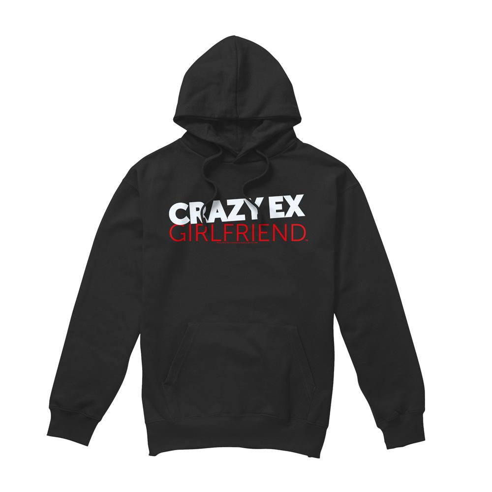 Black - Front - Crazy Ex-Girlfriend Mens Logo Hoodie