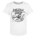White - Front - Jurassic Park Womens-Ladies Rocks T-Shirt