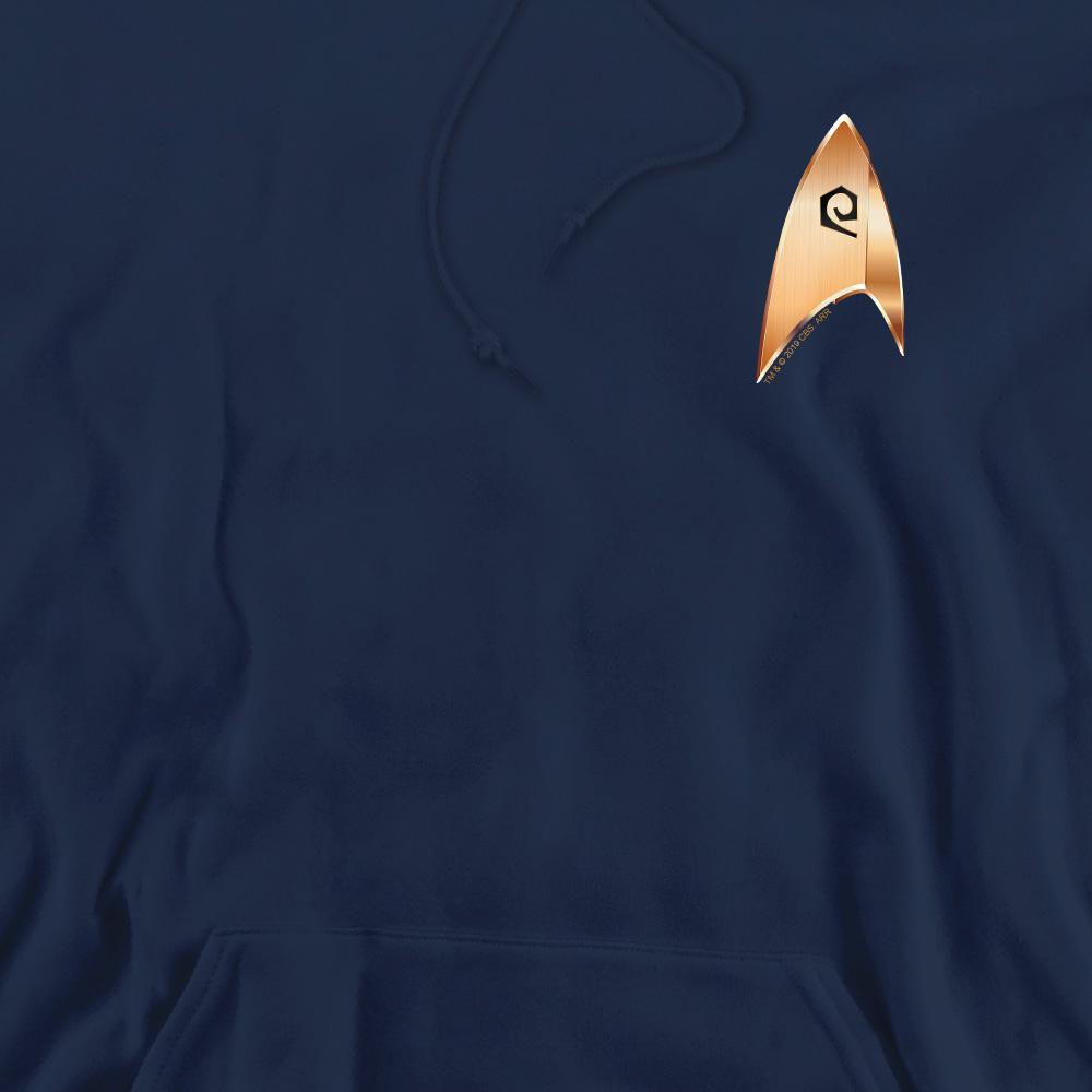 Navy - Pack Shot - Star Trek: Discovery Mens Operations Badge Hoodie