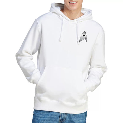 White - Lifestyle - Star Trek: Discovery Mens Medical Badge Hoodie