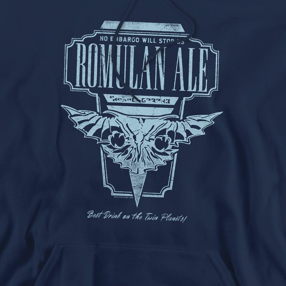 Navy - Pack Shot - Star Trek: The Next Generation Mens Romulan Ale Hoodie