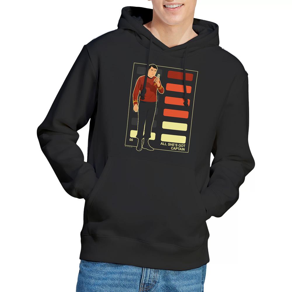 Black - Lifestyle - Star Trek Mens All She´s Got Captain Hoodie