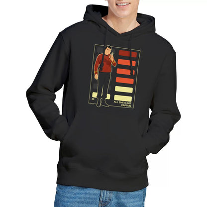 Black - Lifestyle - Star Trek Mens All She´s Got Captain Hoodie