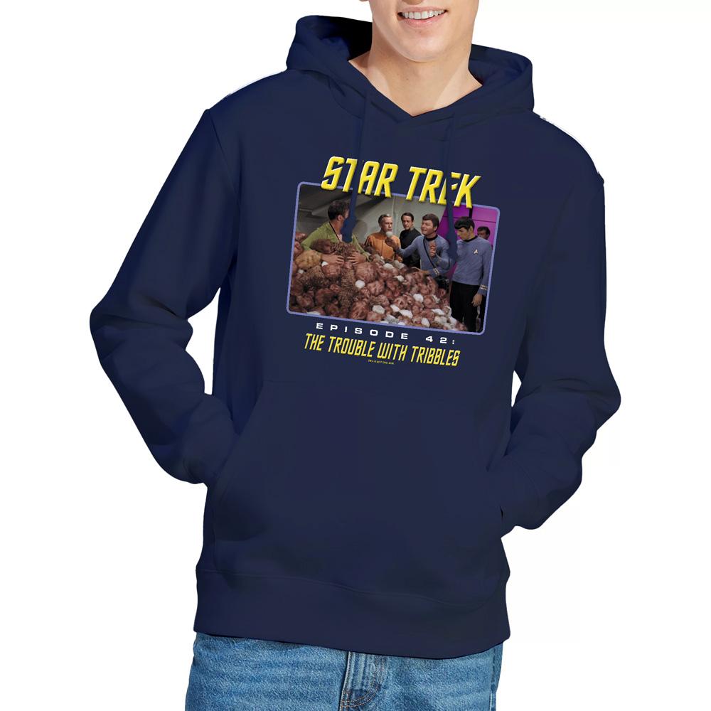 Navy - Lifestyle - Star Trek Mens The Trouble with Tribbles Hoodie