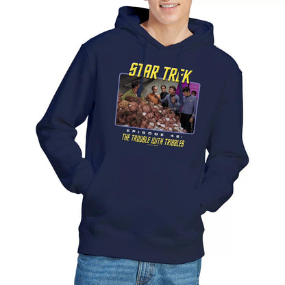Navy - Lifestyle - Star Trek Mens The Trouble with Tribbles Hoodie