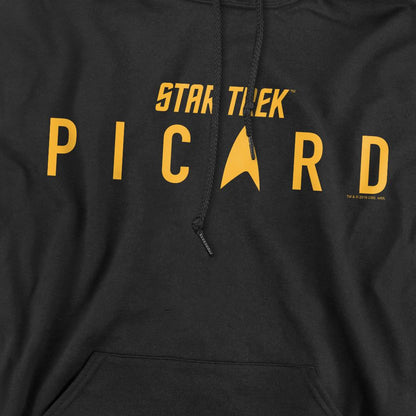 Black - Pack Shot - Star Trek: Picard Mens Logo Hoodie