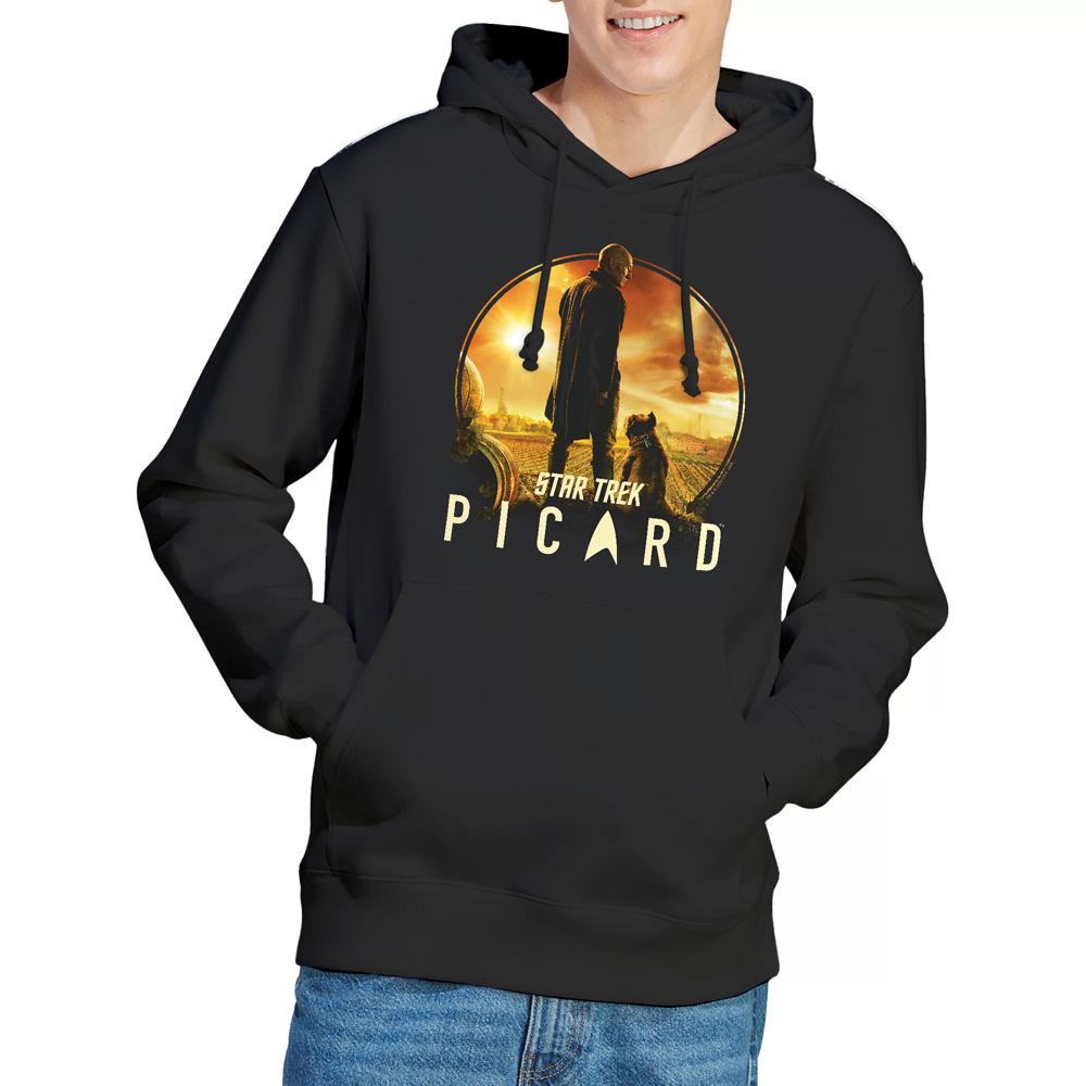 Black - Lifestyle - Star Trek: Picard Mens A Man and His Dog Hoodie