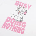 White-Pink-Blue - Lifestyle - The Aristocats Womens-Ladies Busy Doing Nothing Marie Long Pyjama Set
