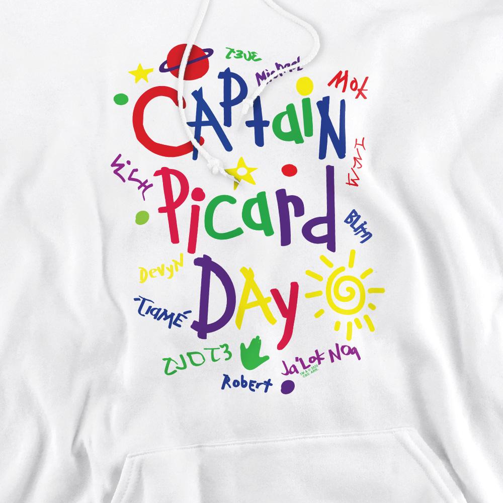 White - Pack Shot - Star Trek: Picard Mens Picard Day Hoodie