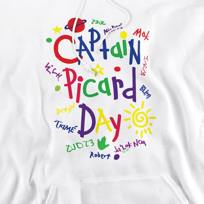 White - Pack Shot - Star Trek: Picard Mens Picard Day Hoodie