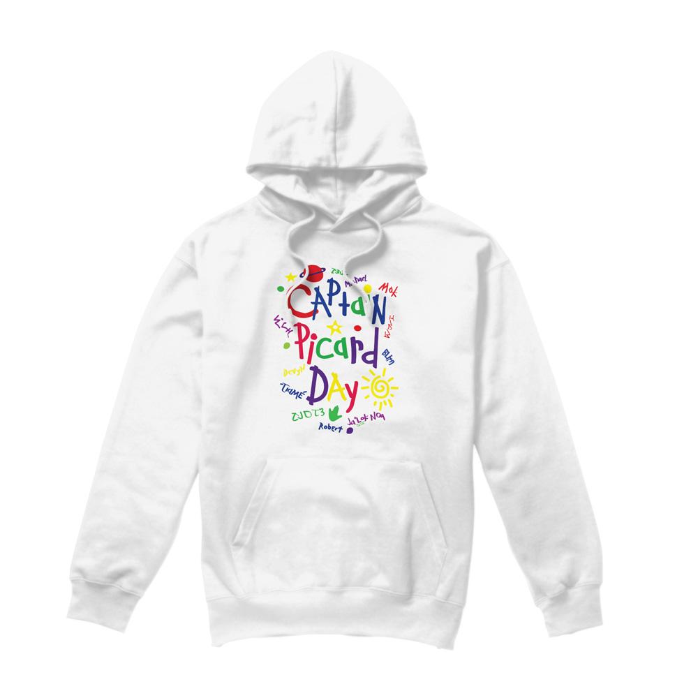 White - Front - Star Trek: Picard Mens Picard Day Hoodie