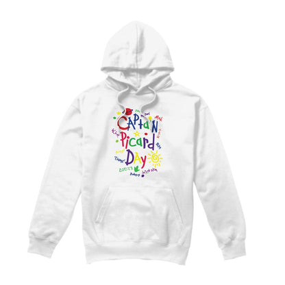 White - Front - Star Trek: Picard Mens Picard Day Hoodie