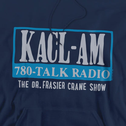 Navy - Side - Frasier Mens KACL-AM Talk Hoodie