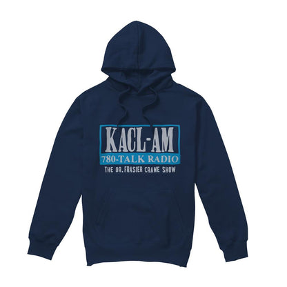 Navy - Front - Frasier Mens KACL-AM Talk Hoodie