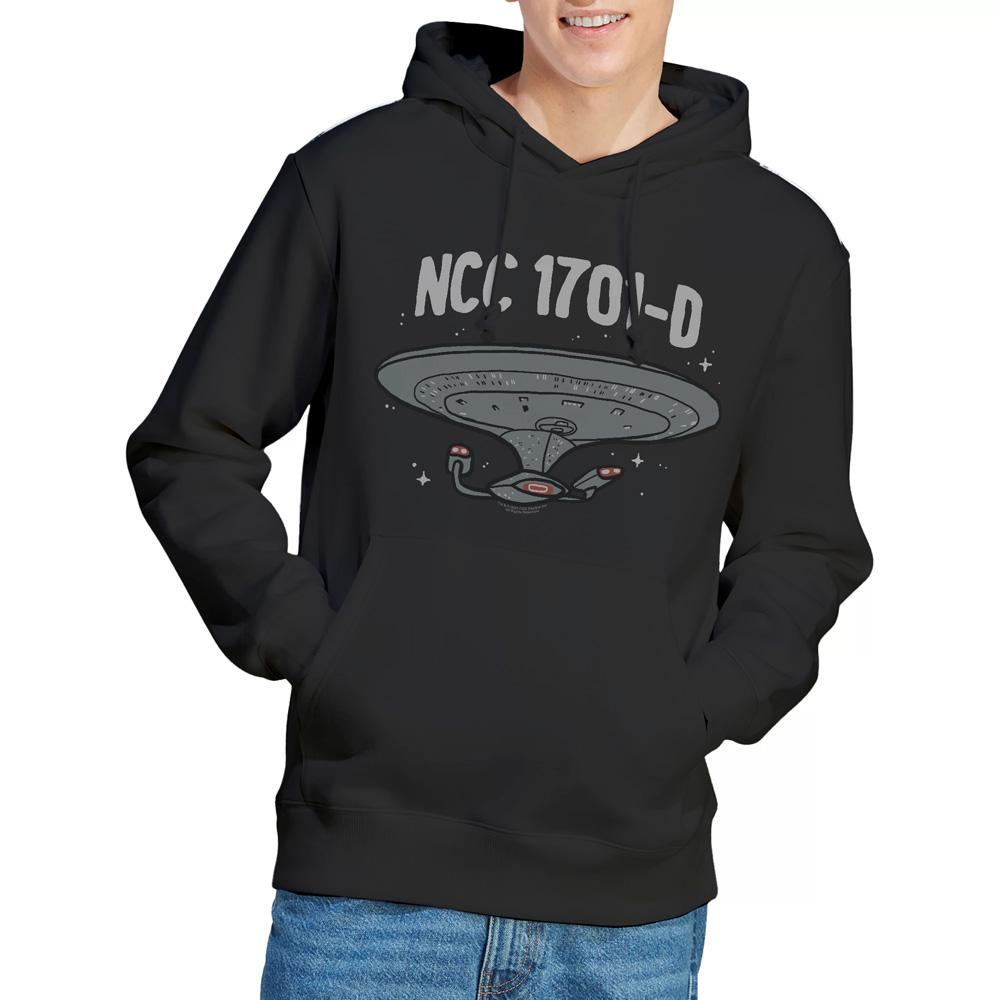 Black - Lifestyle - Star Trek Mens The Next Generation Hoodie