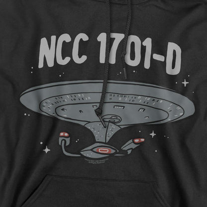 Black - Pack Shot - Star Trek Mens The Next Generation Hoodie
