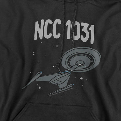 Black - Pack Shot - Star Trek Mens The Crossfield Class Hoodie