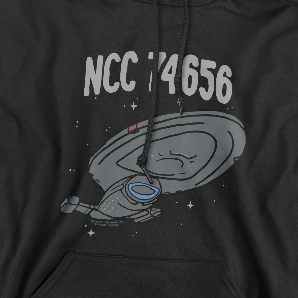 Black - Pack Shot - Star Trek Mens The Intrepid Class Hoodie