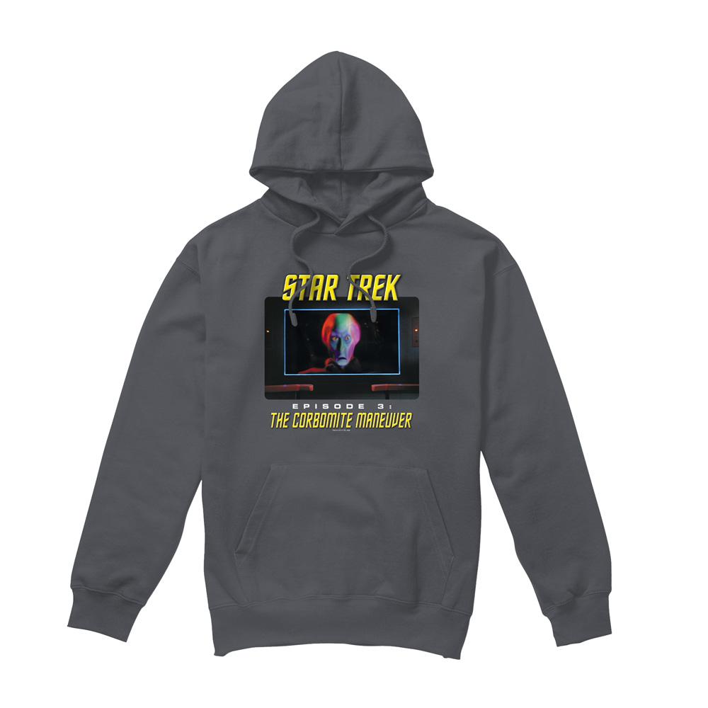 Charcoal - Front - Star Trek Mens The Corbomite Maneuver Hoodie
