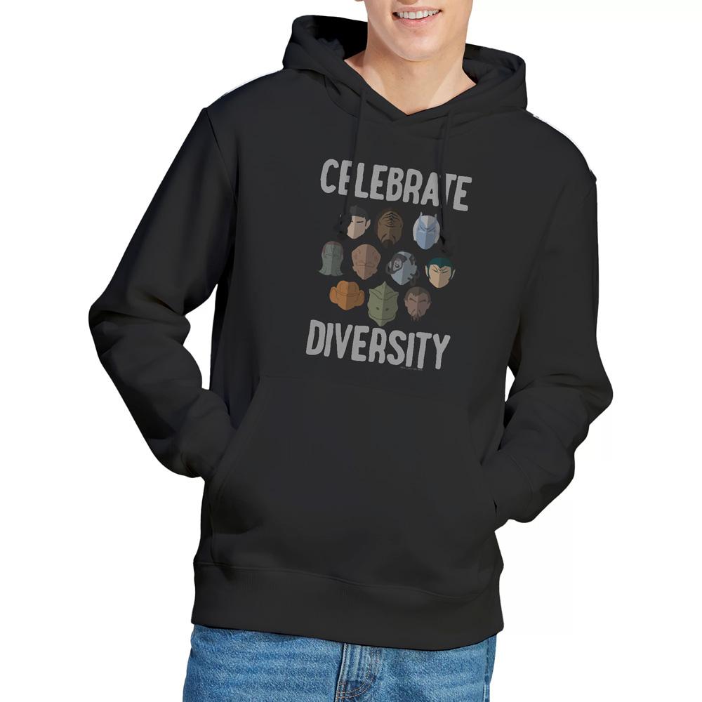 Black - Lifestyle - Star Trek Mens The Celebrate Diversity Hoodie