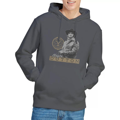 Charcoal - Lifestyle - Yellowstone Mens Kayce Dutton Hoodie