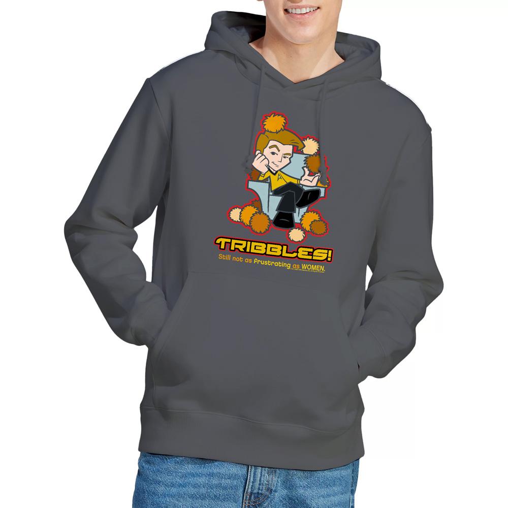 Charcoal - Lifestyle - Star Trek Quogs Mens Not as Frustrating Hoodie