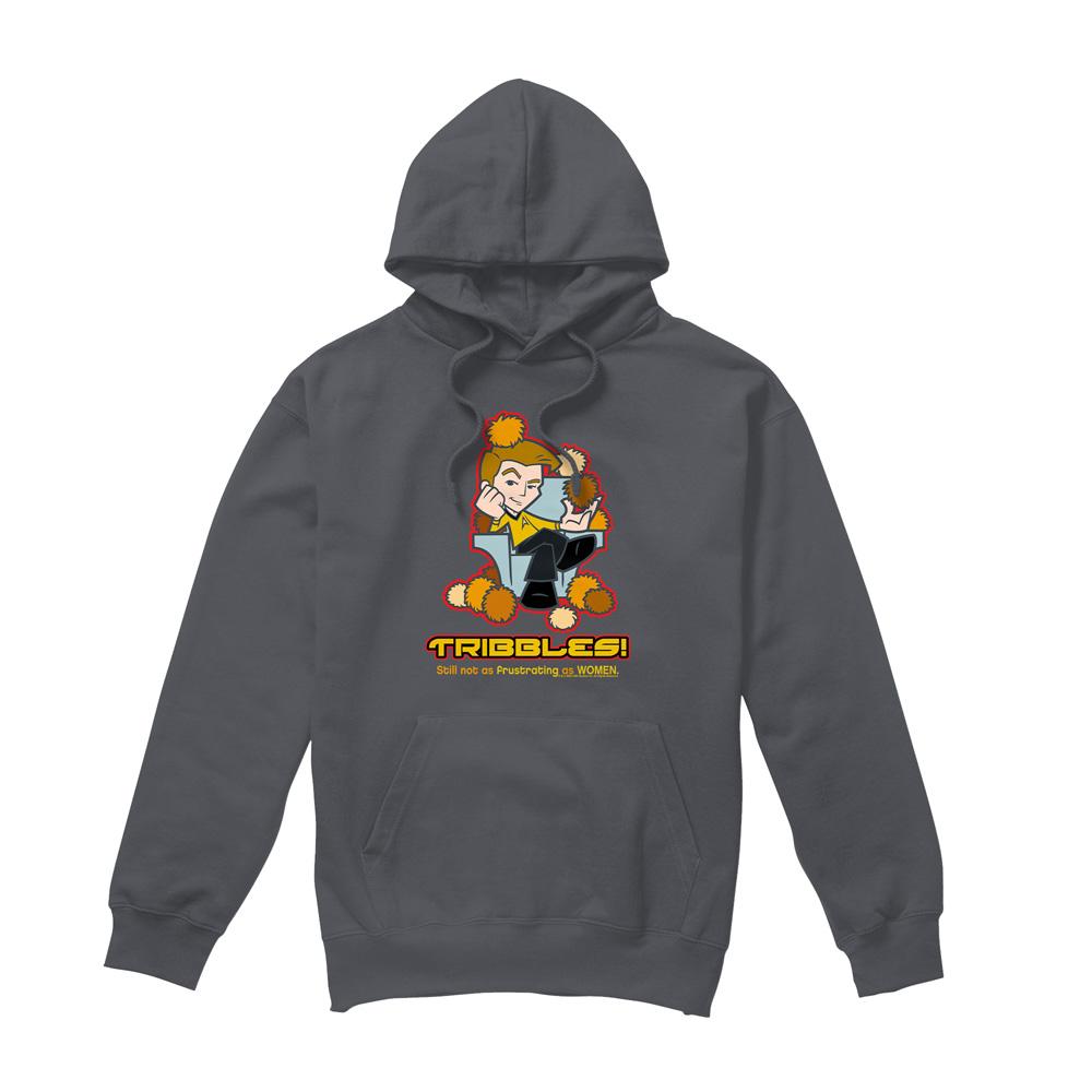 Charcoal - Front - Star Trek Quogs Mens Not as Frustrating Hoodie