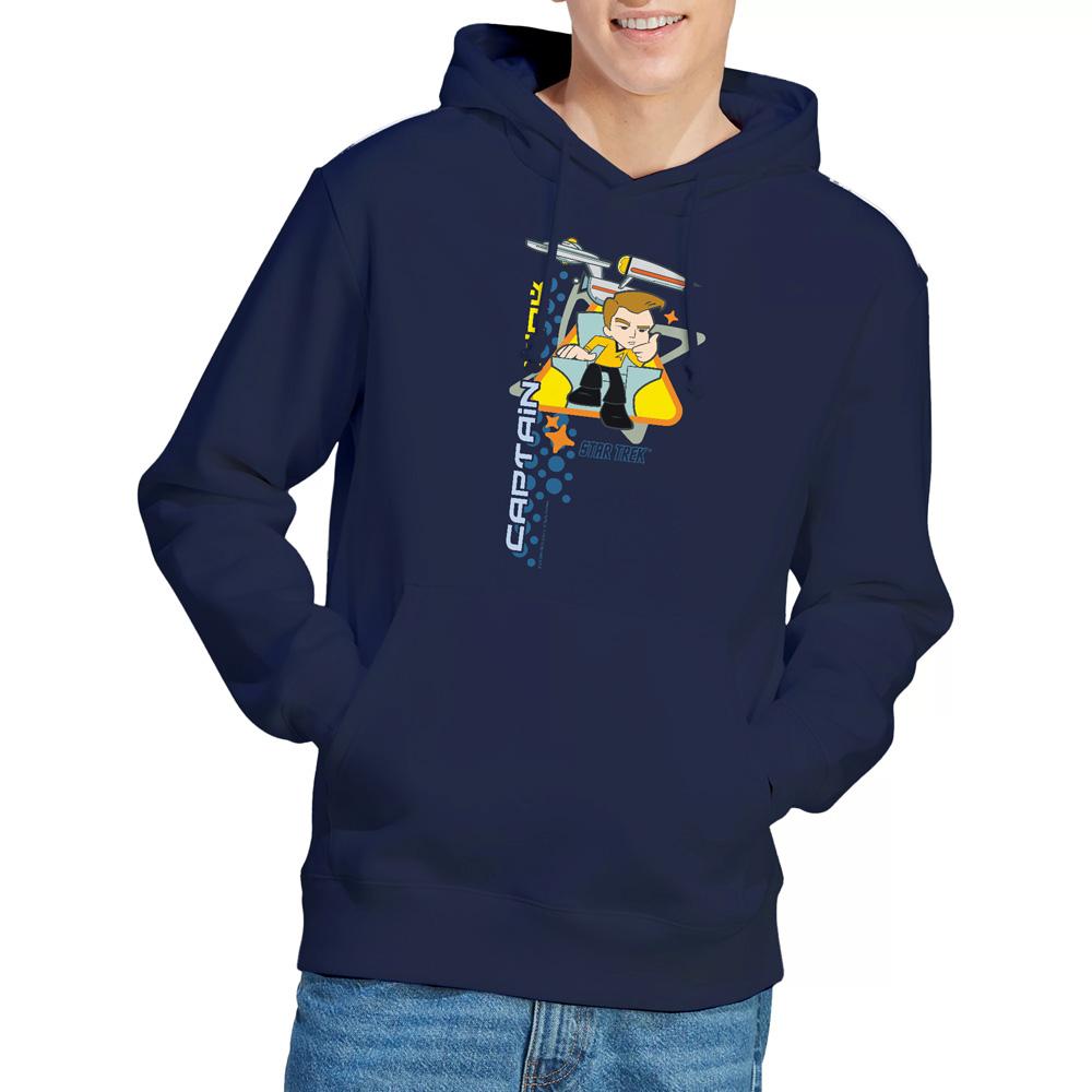 Navy - Lifestyle - Star Trek Quogs Mens Captain´s Chair Hoodie
