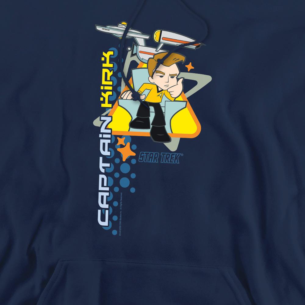 Navy - Pack Shot - Star Trek Quogs Mens Captain´s Chair Hoodie