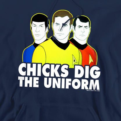 Navy - Pack Shot - Star Trek Mens Dig It Hoodie