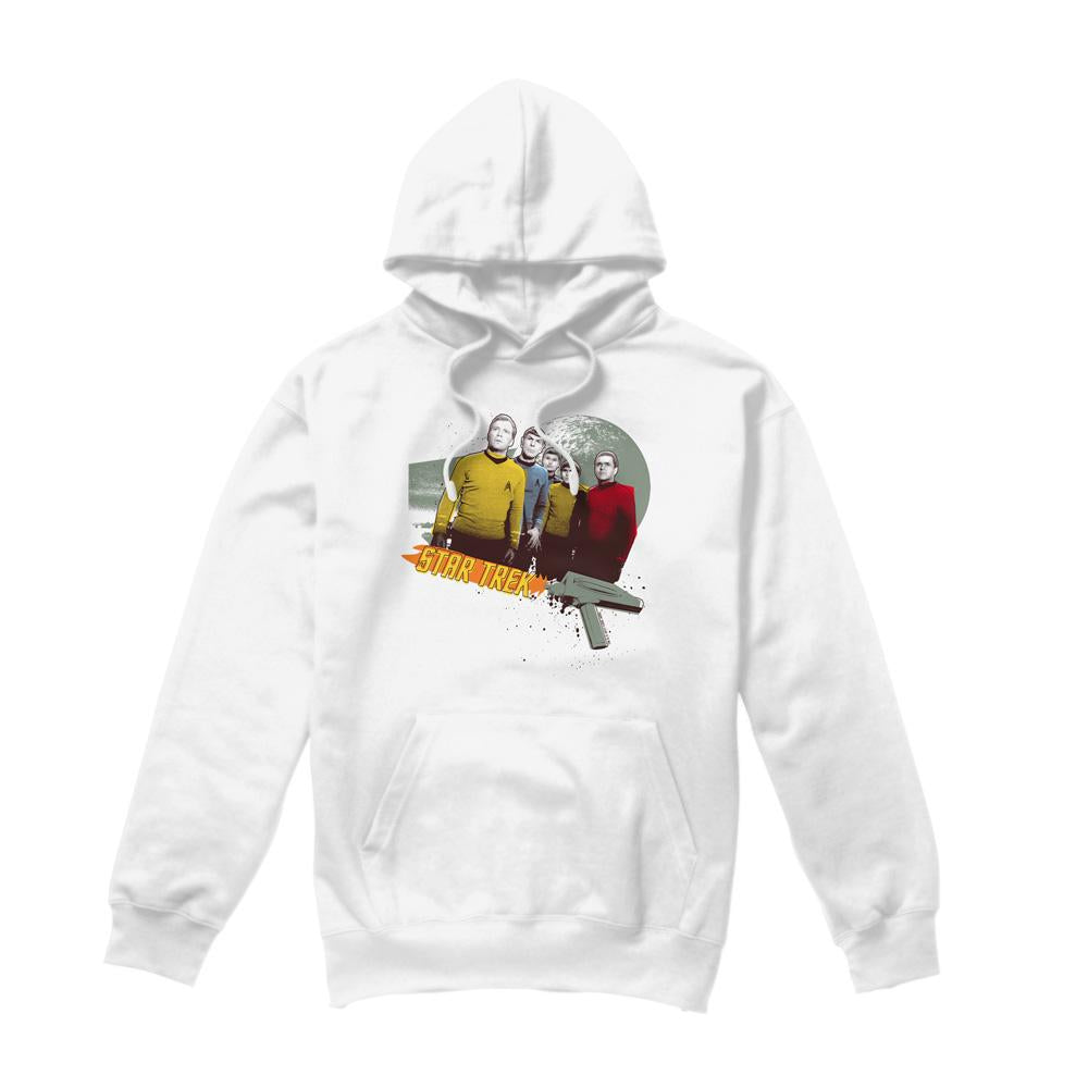 White - Front - Star Trek Mens Strange New Worlds Hoodie