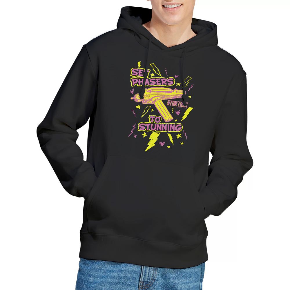 Black - Lifestyle - Star Trek Mens Set Phasers Hoodie