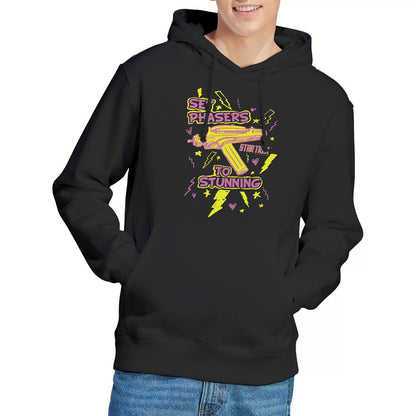 Black - Lifestyle - Star Trek Mens Set Phasers Hoodie