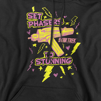 Black - Pack Shot - Star Trek Mens Set Phasers Hoodie