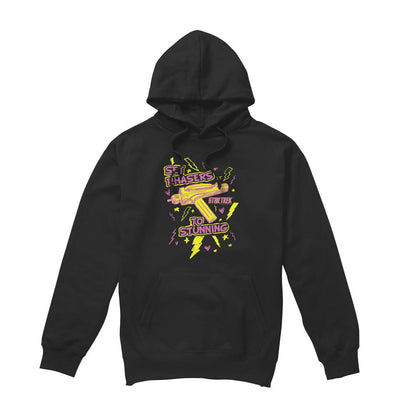 Black - Front - Star Trek Mens Set Phasers Hoodie