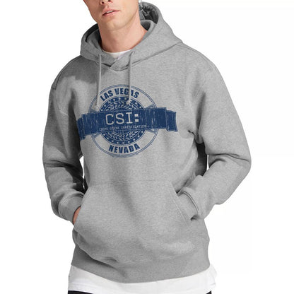 Sport Heather - Lifestyle - CSI Mens Vegas Badge Hoodie