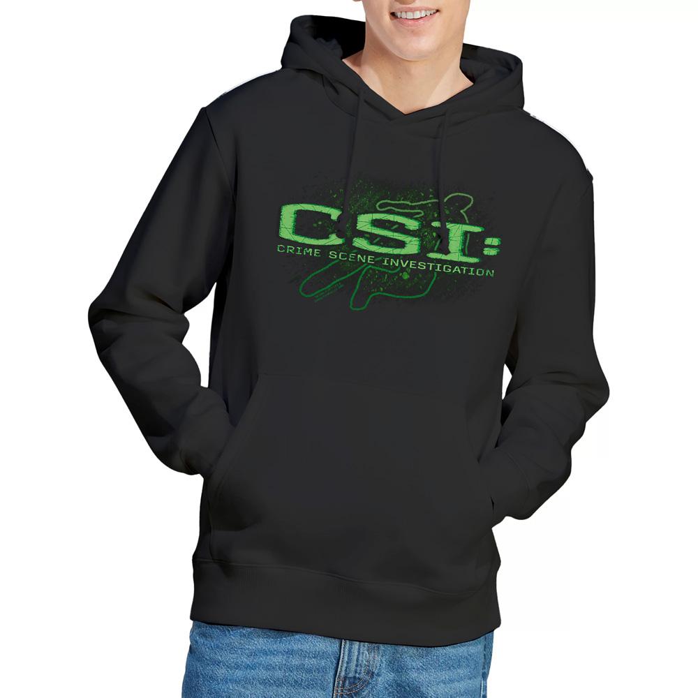 Black - Lifestyle - CSI Mens Shadow Sketch Hoodie