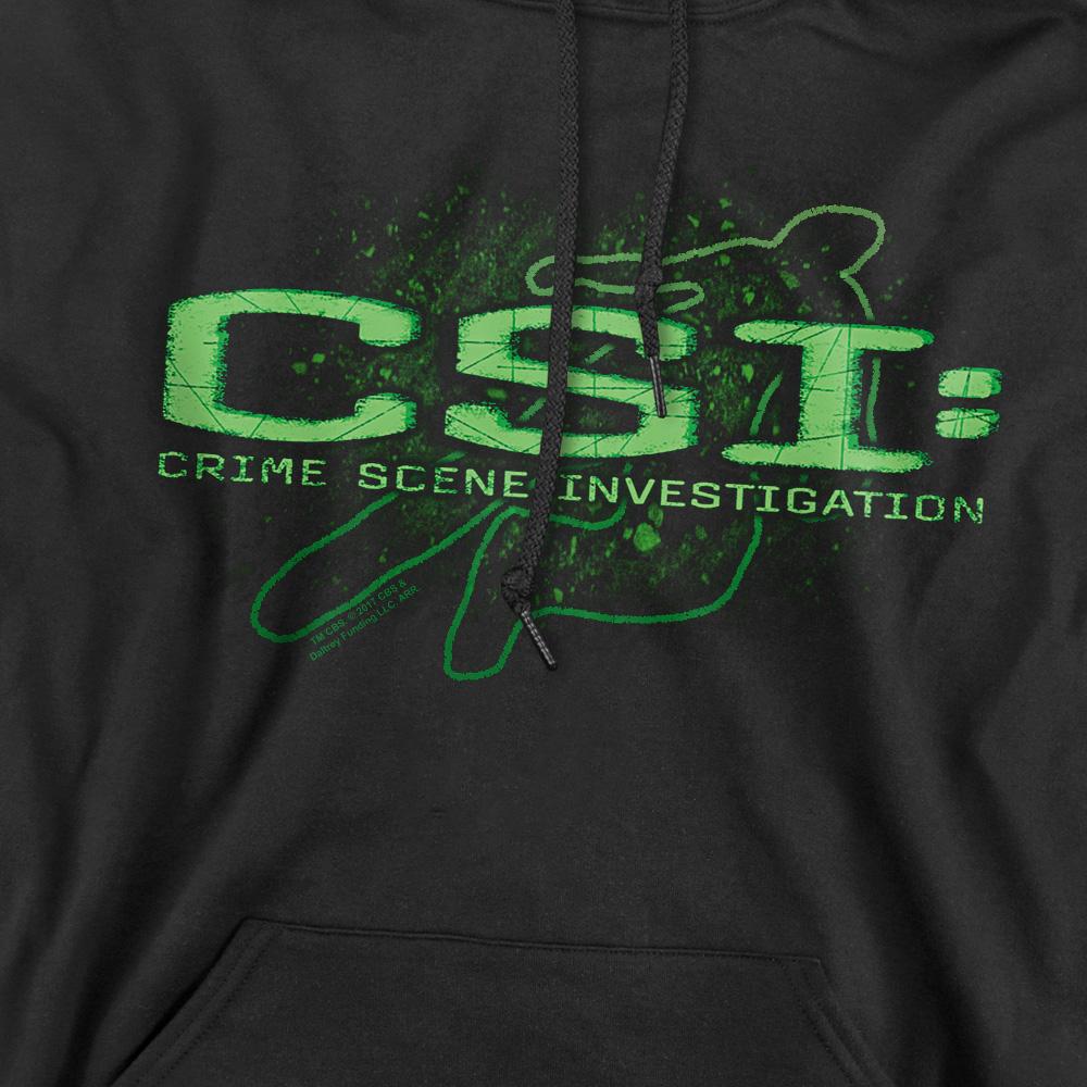 Black - Pack Shot - CSI Mens Shadow Sketch Hoodie