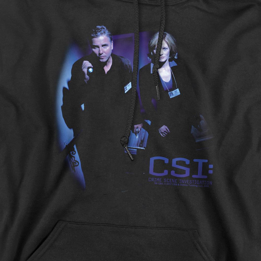 Black - Pack Shot - CSI Mens At the Scene Hoodie