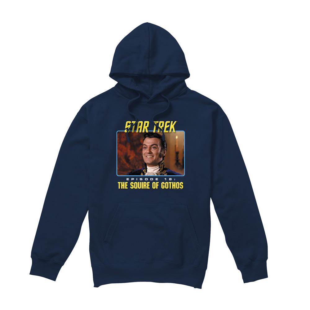 Navy - Front - Star Trek Mens The Squire of Gothos Hoodie
