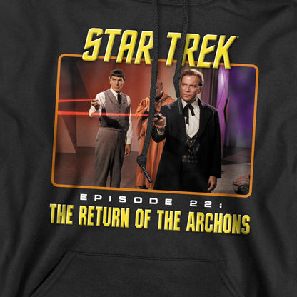 Black - Pack Shot - Star Trek Mens Episode 22 Hoodie