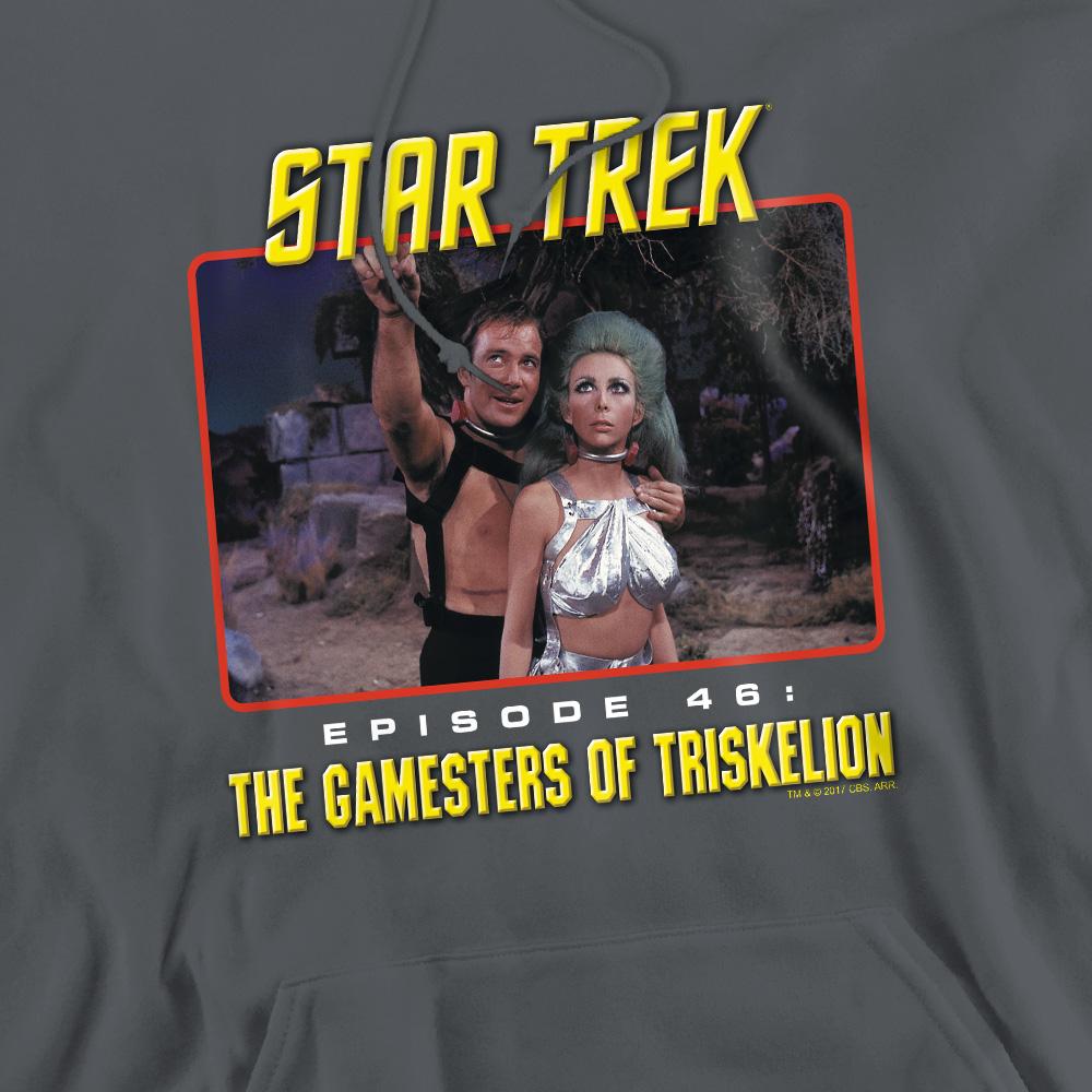 Charcoal - Pack Shot - Star Trek Mens Episode 46 Hoodie