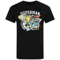 Black - Front - Superman Mens Universe T-Shirt