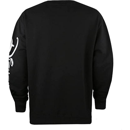 Black-White-Red - Back - Disney Womens-Ladies Mickey Mouse Sitting Sweatshirt