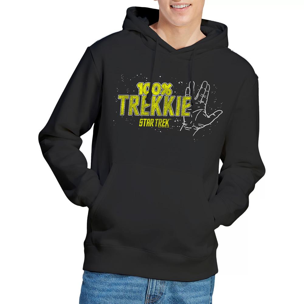 Black - Lifestyle - Star Trek Mens Trekkie Hoodie