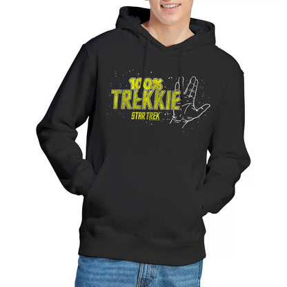 Black - Lifestyle - Star Trek Mens Trekkie Hoodie