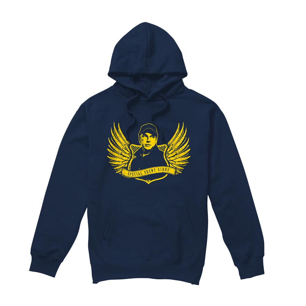 Navy - Front - NCIS Mens Go Navy Hoodie