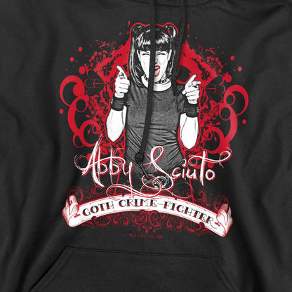 Black - Pack Shot - NCIS Mens Goth Crime Fighter Hoodie